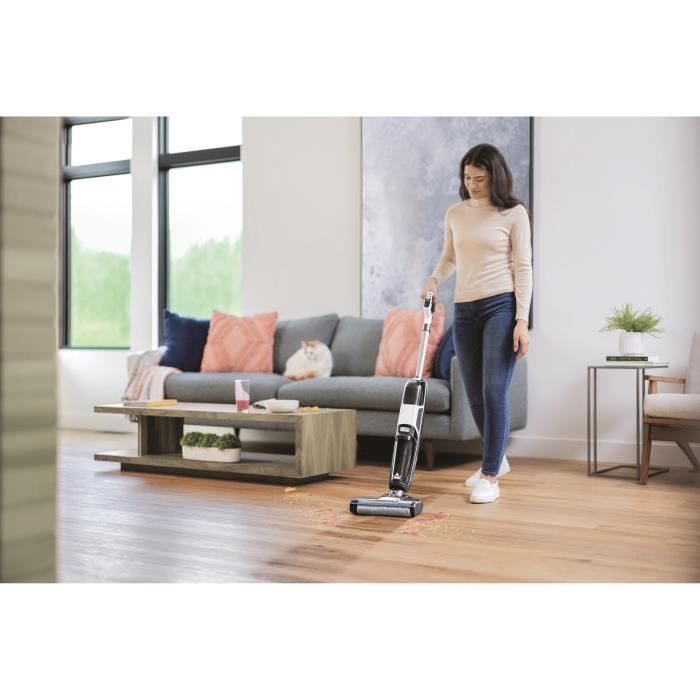 BISSELL Crosswave HF3 Select 3639N - Nettoyeur 3 en 1 sans fil - Silencieux et maniable