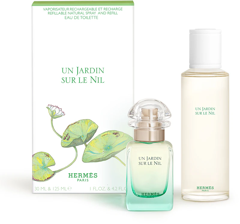 Coleção HERMÈS Parfums-Jardins Un Jardin Sur Le Nil Conjunto zestaw upominkowy unissex II.