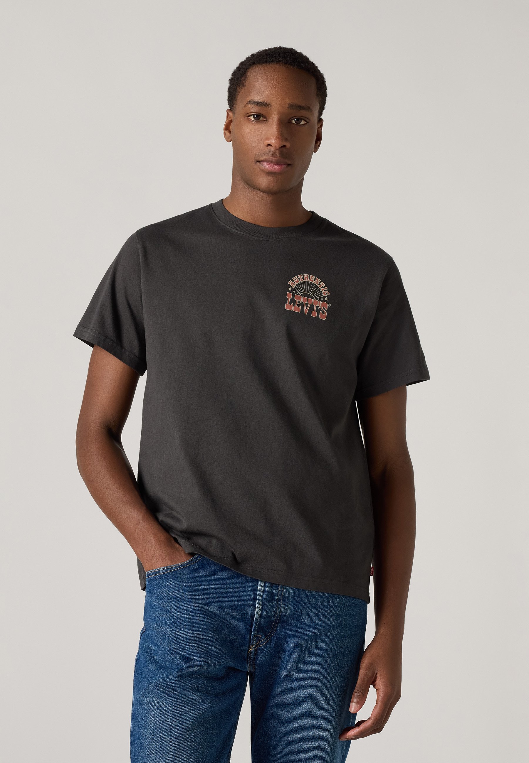 Levi's® RELAXED FIT T-Shirt – Bedrucktes T-Shirt – Piratenschwarz