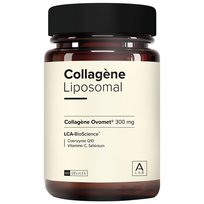 A-Lab Collagène Liposomal 300 mg Anti-Âge Hydratation Articulations Assimilation Renforcée 60 Gélules