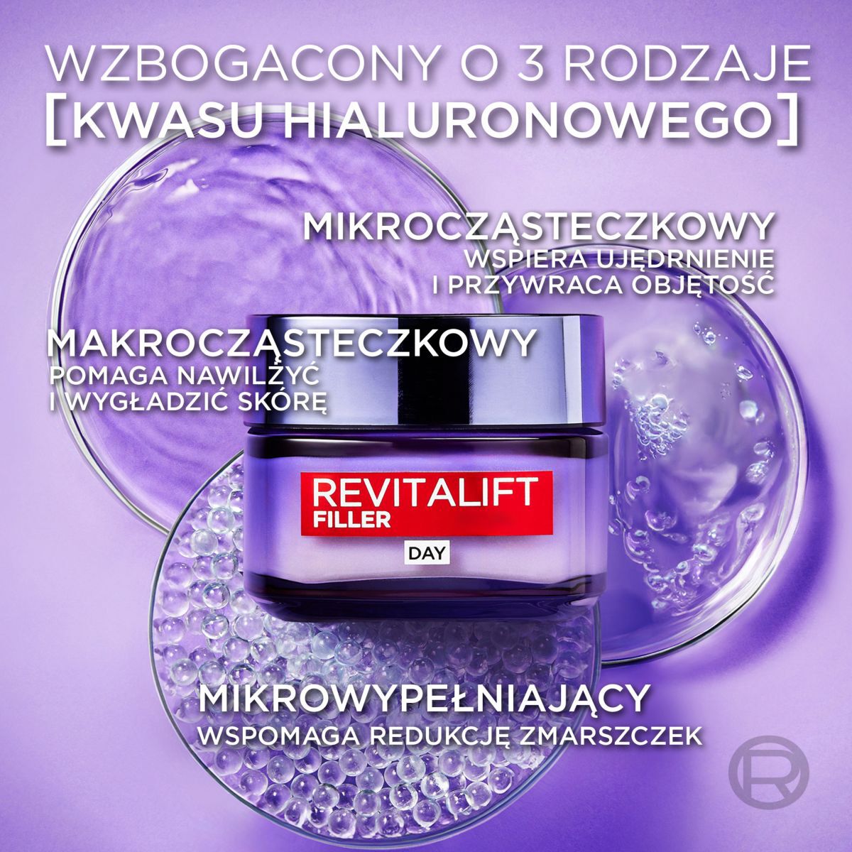 L'Oréal Paris 40+ Anti-aging kräm med koncentrerad hyaluronsyra 50ml Revitalift Filler