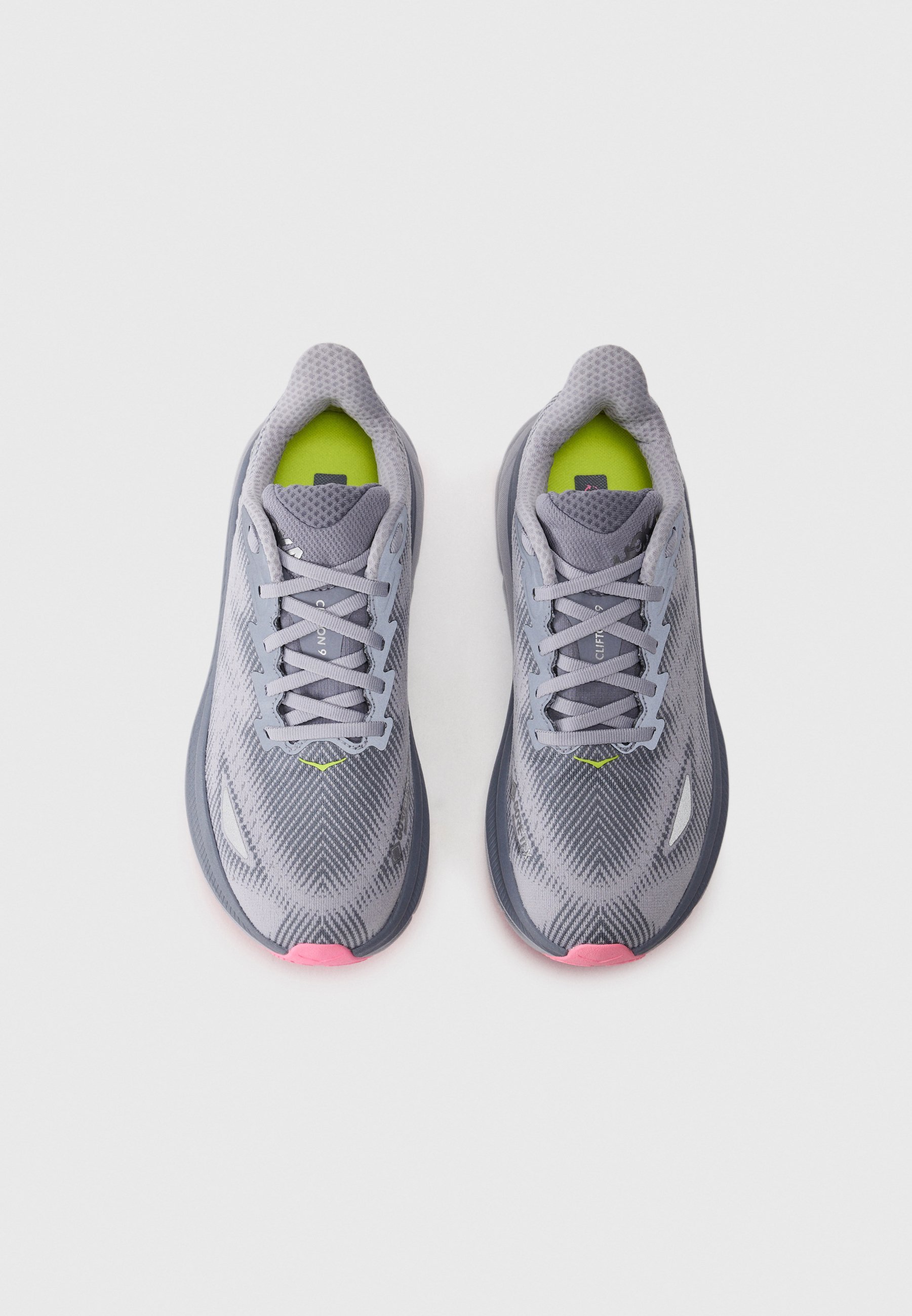 HOKA CLIFTON 9 GTX - Cestné bežecké topánky - black/grey blue