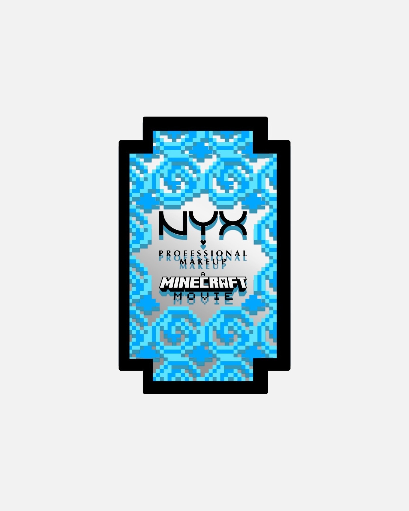 NYX Professional Makeup Vanity Mirror Minecraft Collection A Minecraft Movie Pixel Mirror aksesuaras - 1 vnt.
