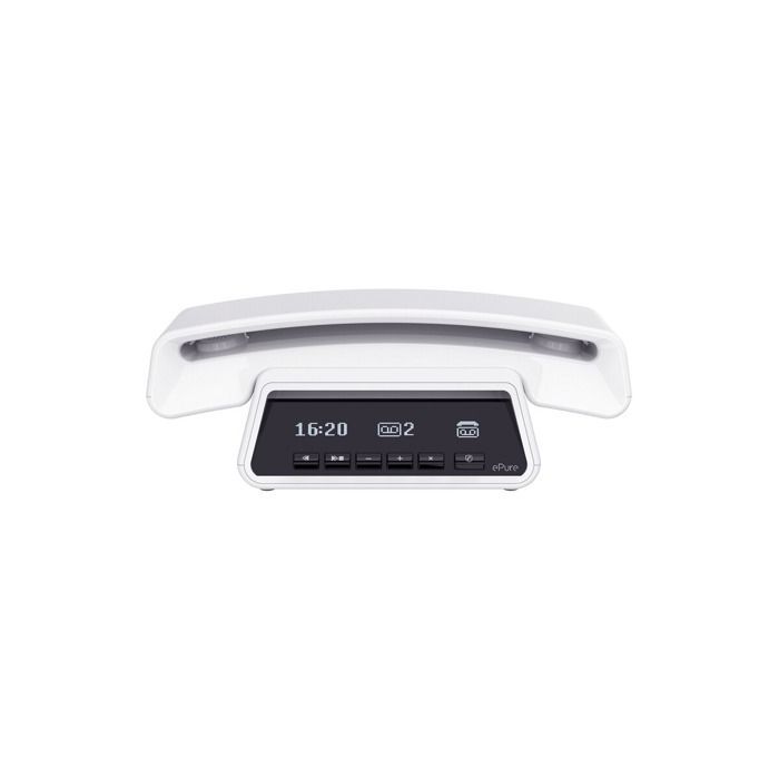 Téléphone fixe sans fil - ALCATEL - ePure Premium - Blanc - Mains libres - 10 heures autonomie