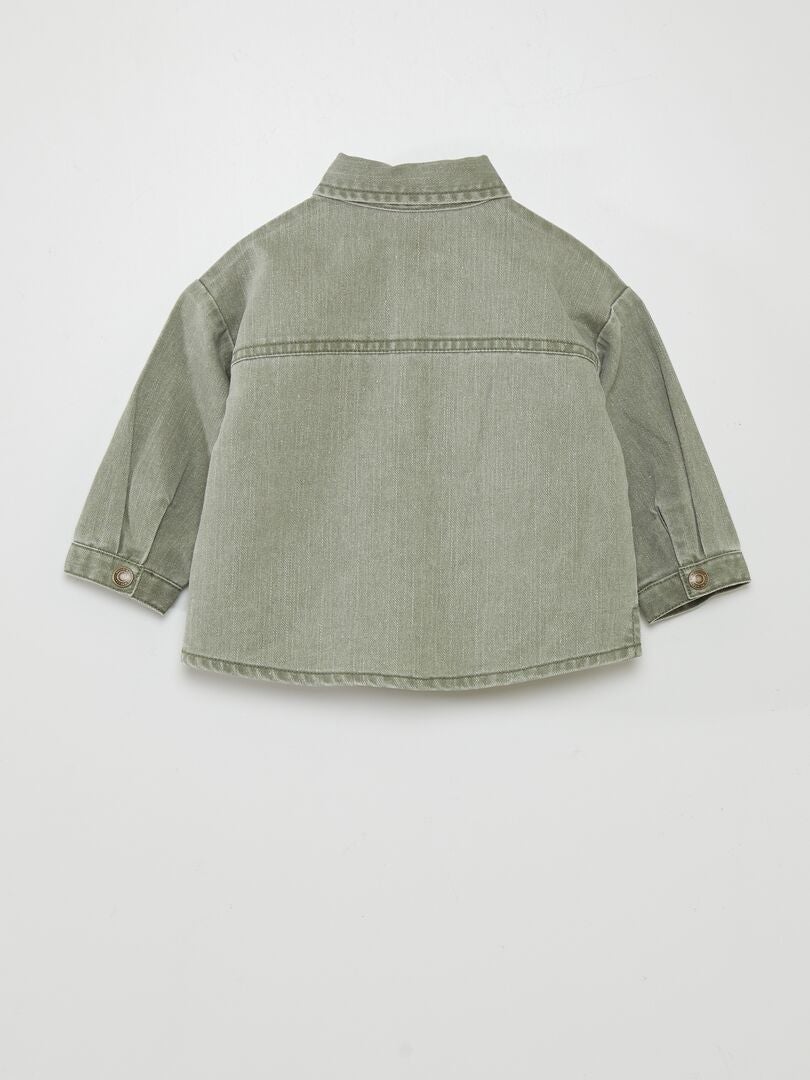 Camisa jeans - VERDE