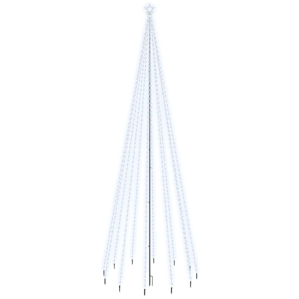 Choinka Biały 500 x 160 cm vidaXL