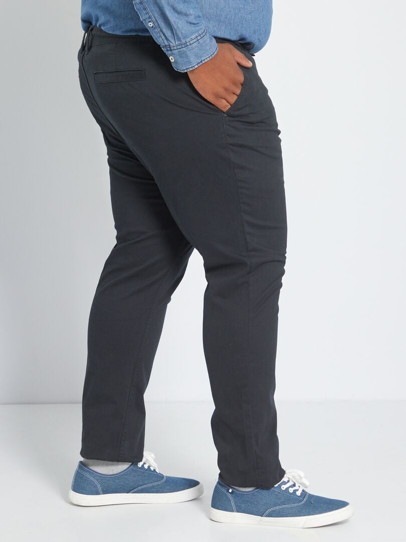 Slim fit chino broek maat L32 - Zwart