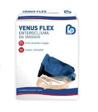 Reisklysma Sunrise Entero Venus Flex, gemaakt van niet-giftig plastic, 2 liter, opvouwbaar.