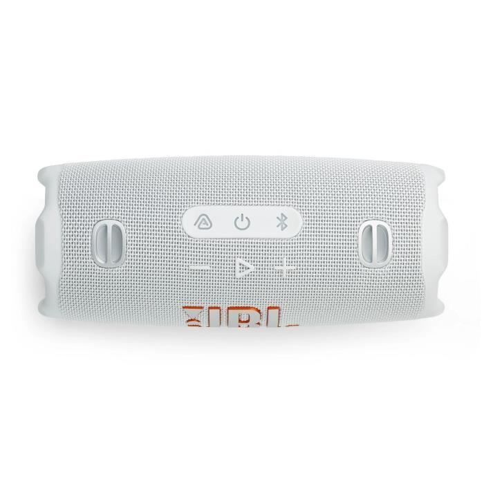 Altavoz Bluetooth portátil JBL Charge 6 - Blanco - Resistente al agua y a las caídas
