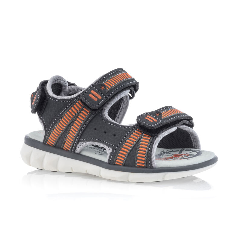 Sandalias grises para niño / Zapatos de punta abierta