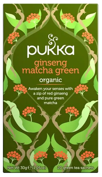 Pukka Ginseng Matcha Green Bio 20 Saszetek