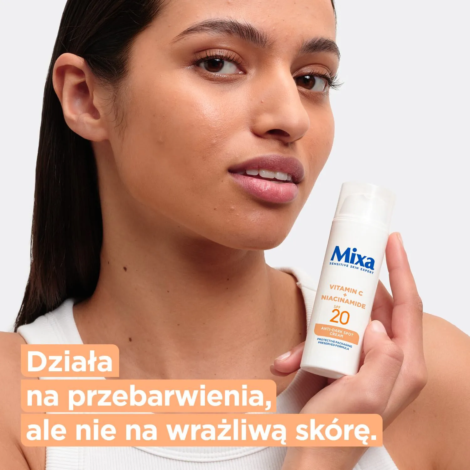 Mixa Krem do twarzy przeciw przebarwieniom Witamina C + Niacynamid