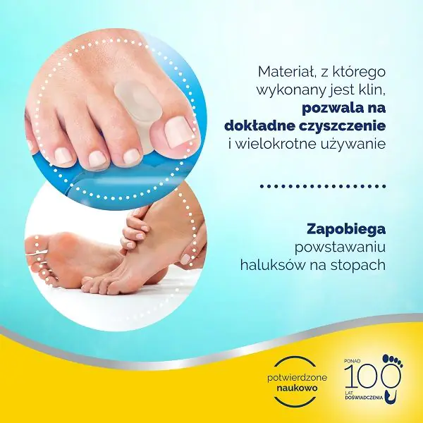 Scholl Gelactiv, Żelowy duży klin między palce