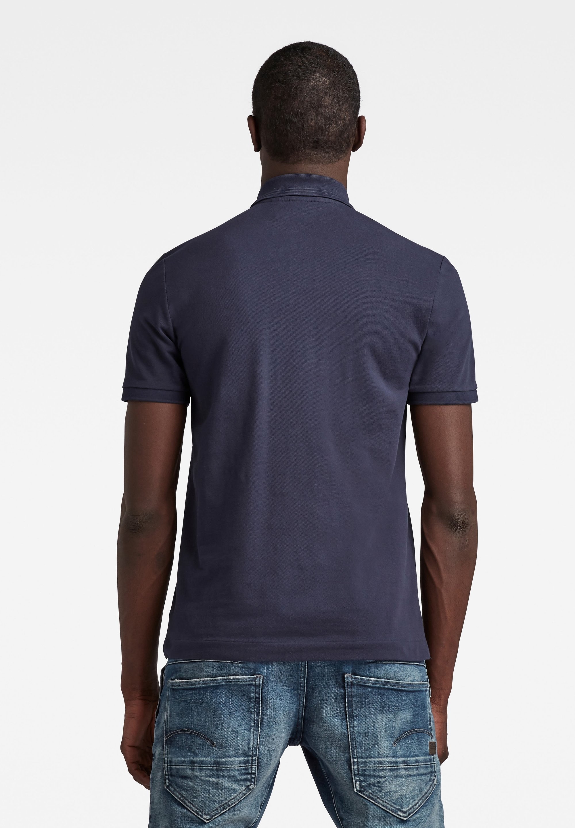 Camisa polo G-STAR - azul escuro