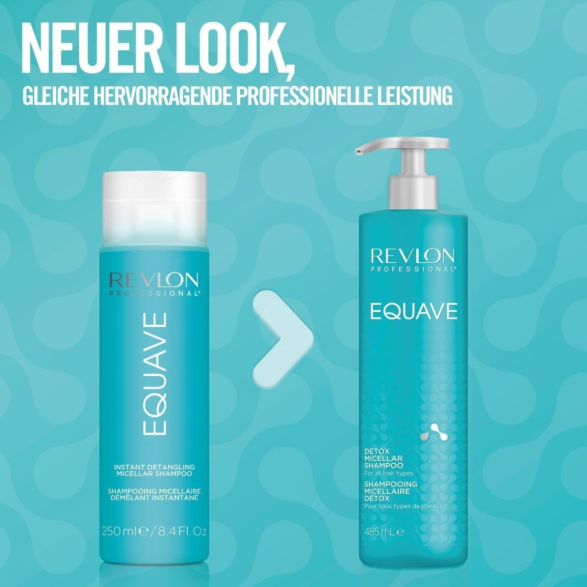 Revlon Professional Equave Detox micelárny šampón – pre všetky typy vlasov – 485 ml