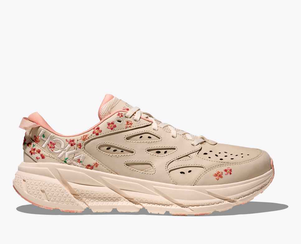 HOKA Vibrant Bloom Clifton L Vaniglia / Argilla secca