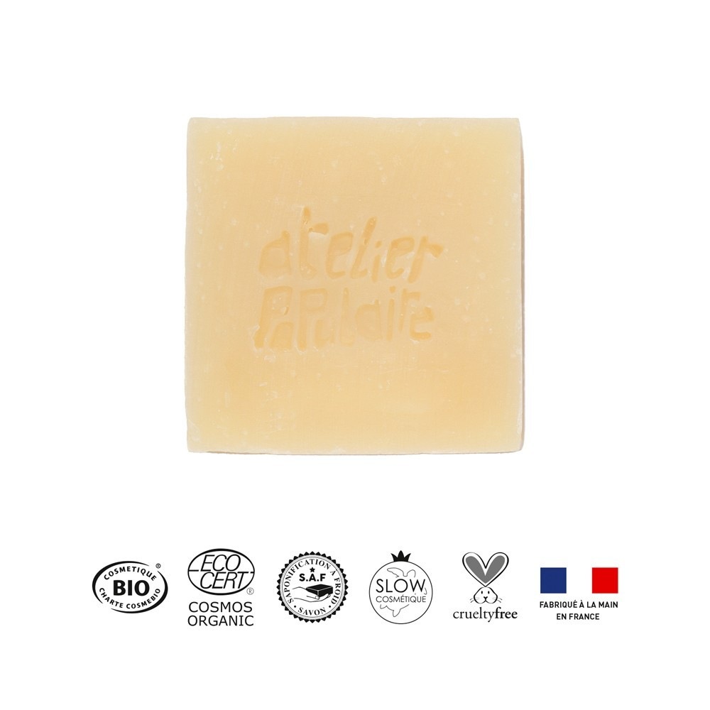 atelier populaire Orange douce | Savon à froid surgras certifié BIO