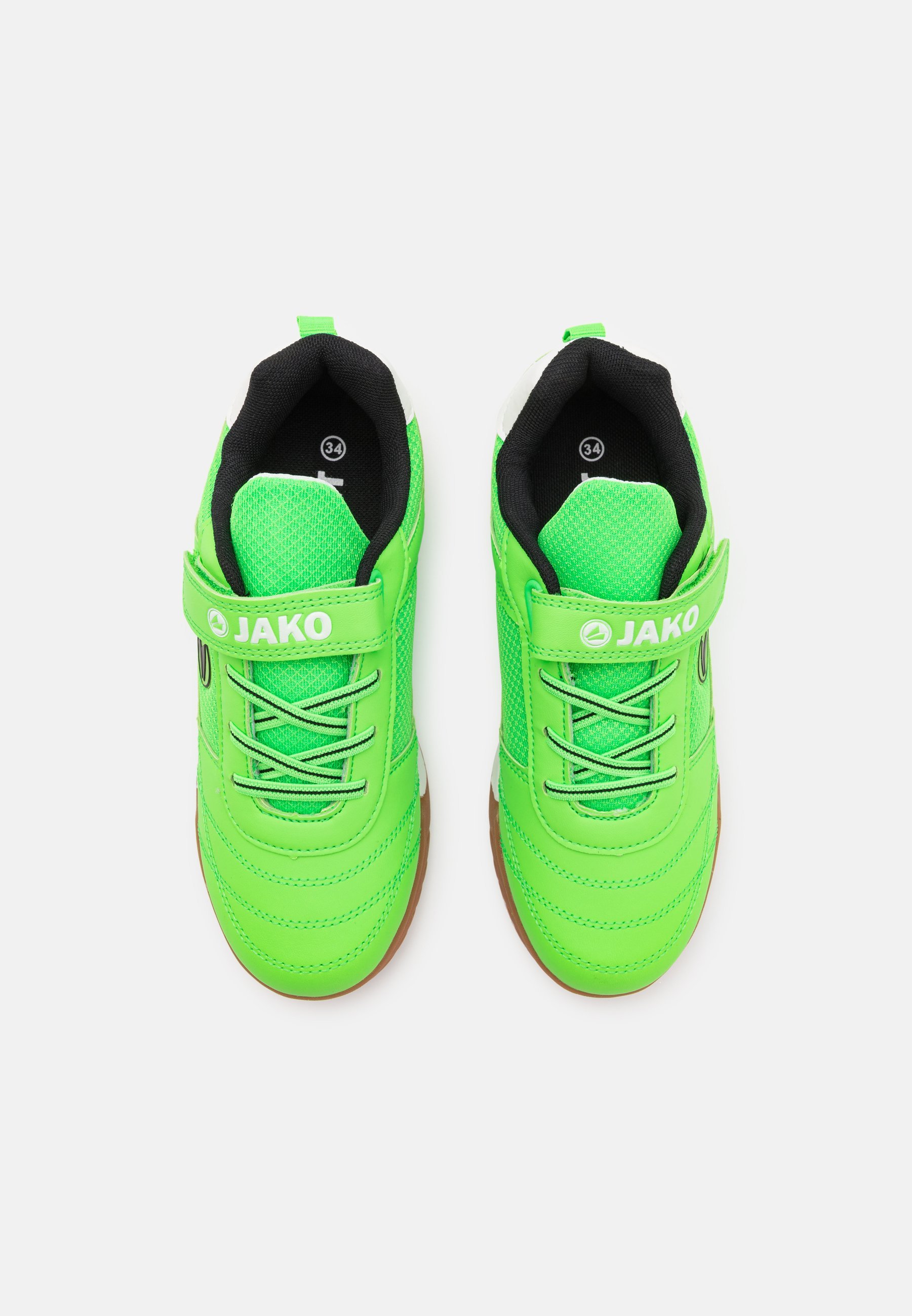 JAKO WINGER UNISEX - Scarpe da tennis multi-campo - verde neon/nero intenso