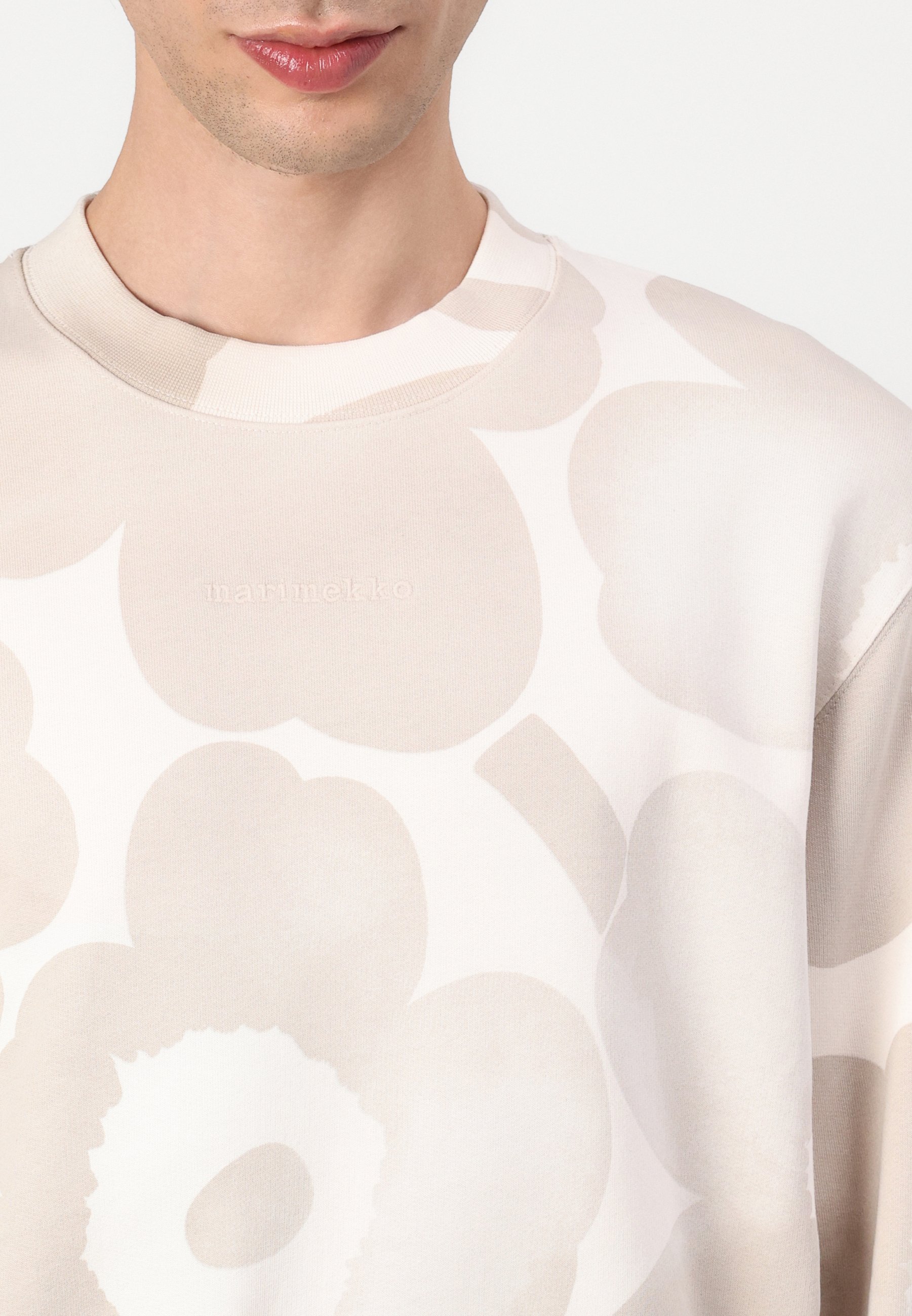 Marimekko LOISTO AKVARELLI UNIKKO UNISEX - Sweat à capuche - off white/beige