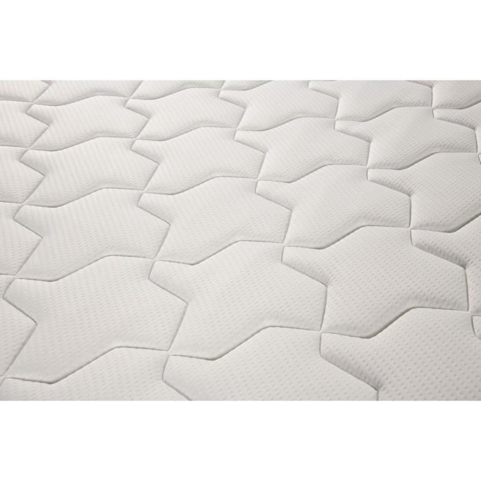 SIMMONS 140 x 190 cm mattress and bed base set, 22 cm high - Fullspring pocket springs - Made in France - R-SW1