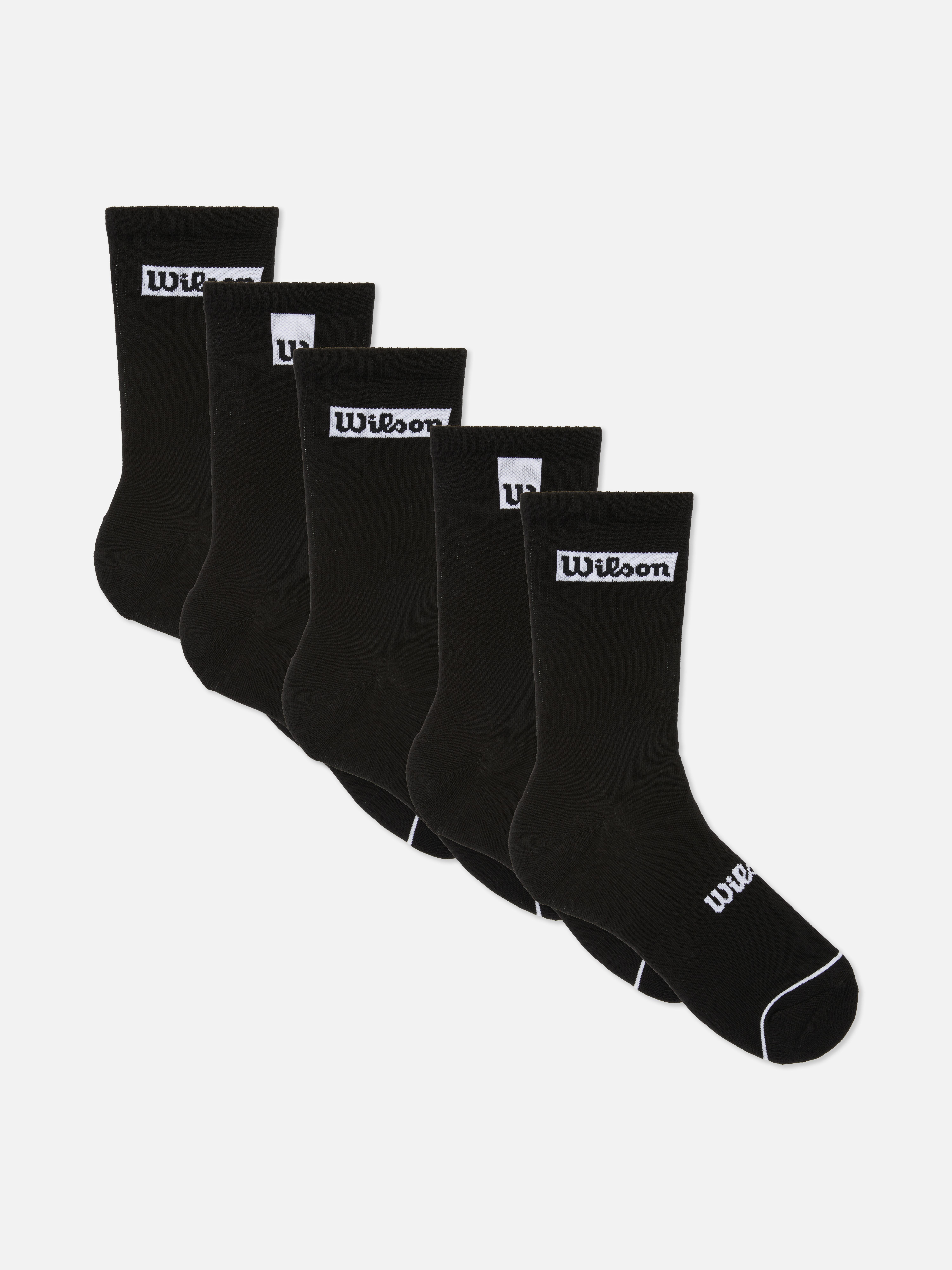 Șosete sport Wilson, set de 5 Fii sportiv cu aceste șosete Wilson cu finisaj antibacterian
