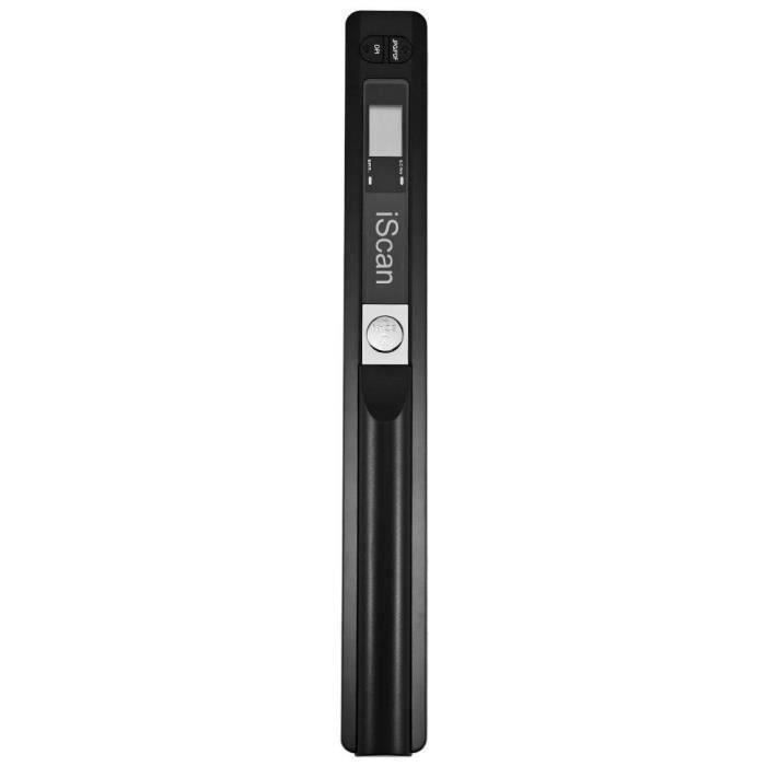 Scanner Portable Sans Fil Wifi  LCD HD TFT Portable 900 DPI Document iScan Handyscan Support TF Card 32G Noir