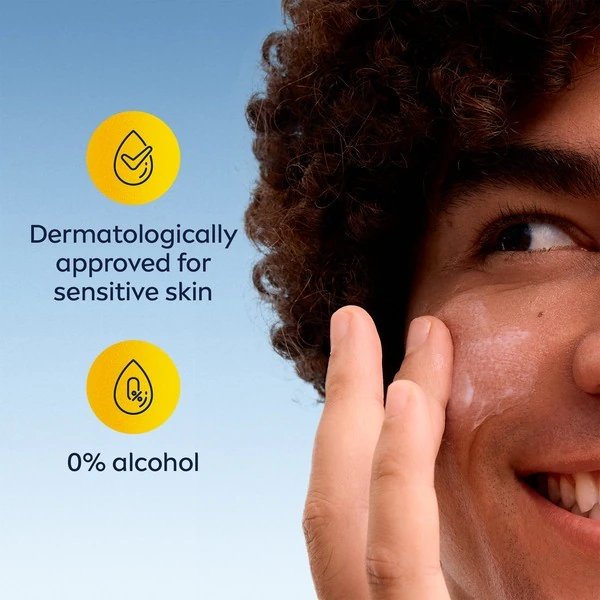 Nivea Men Sensitive -kosteusvoide SPF15, 0 % alkoholia, 75 ml