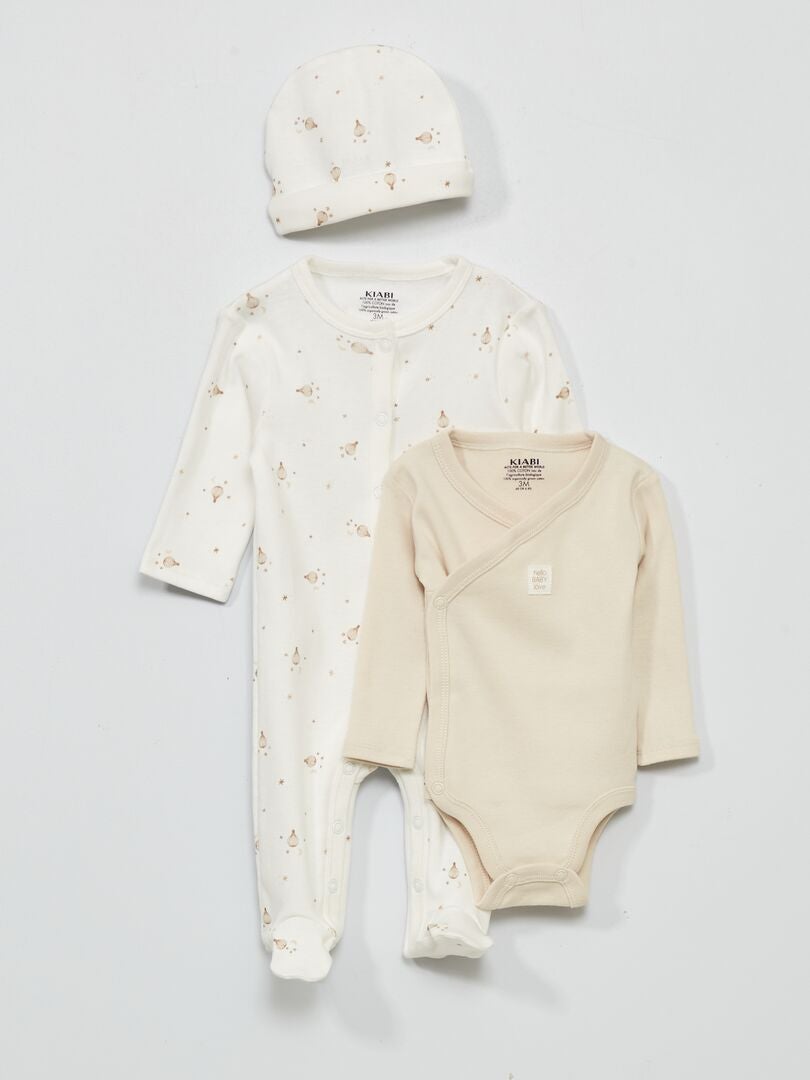 Mono + body - 2 piezas - BLANCO
