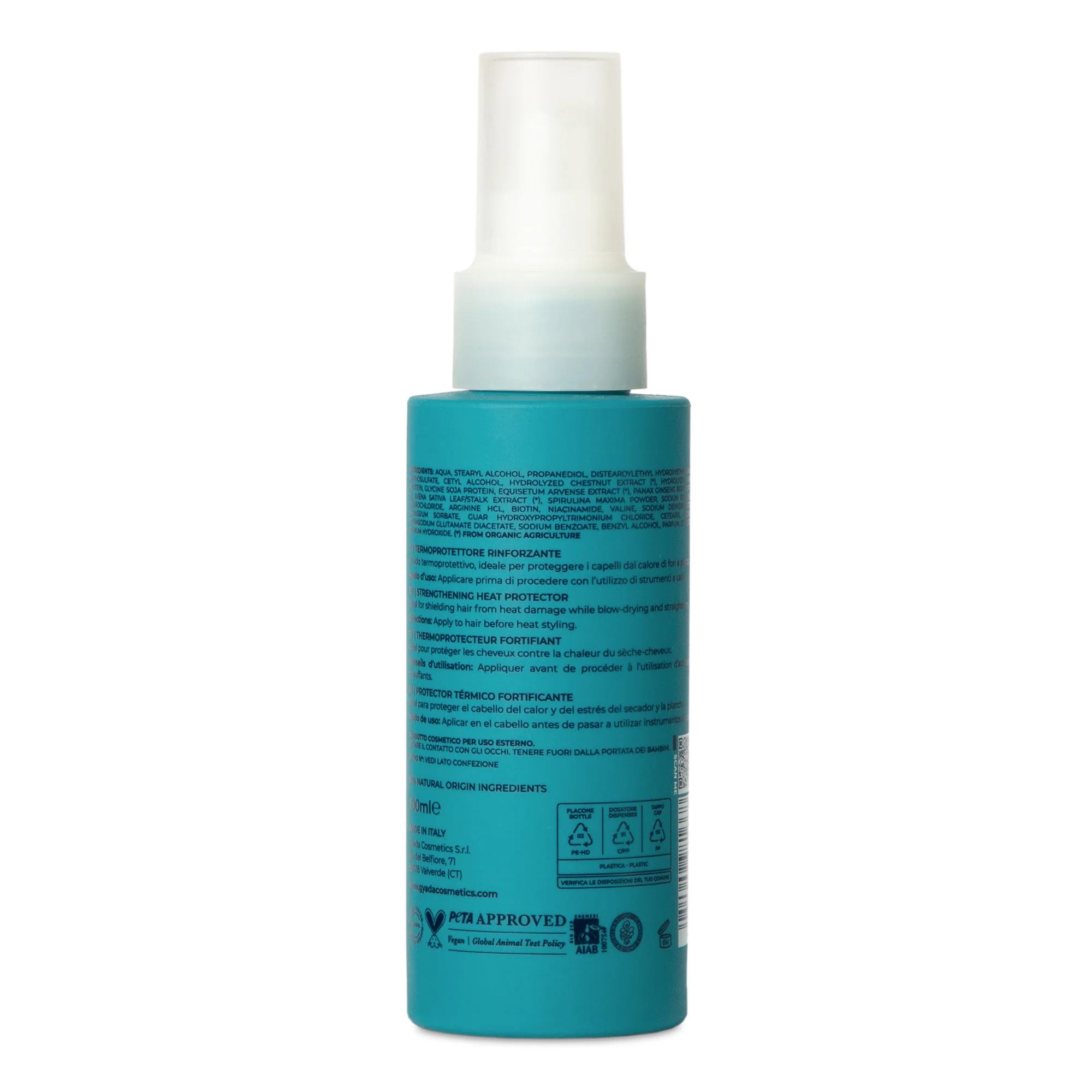 Spirulina Termoprotettore Rinforzante - Spray Termo Protettivo