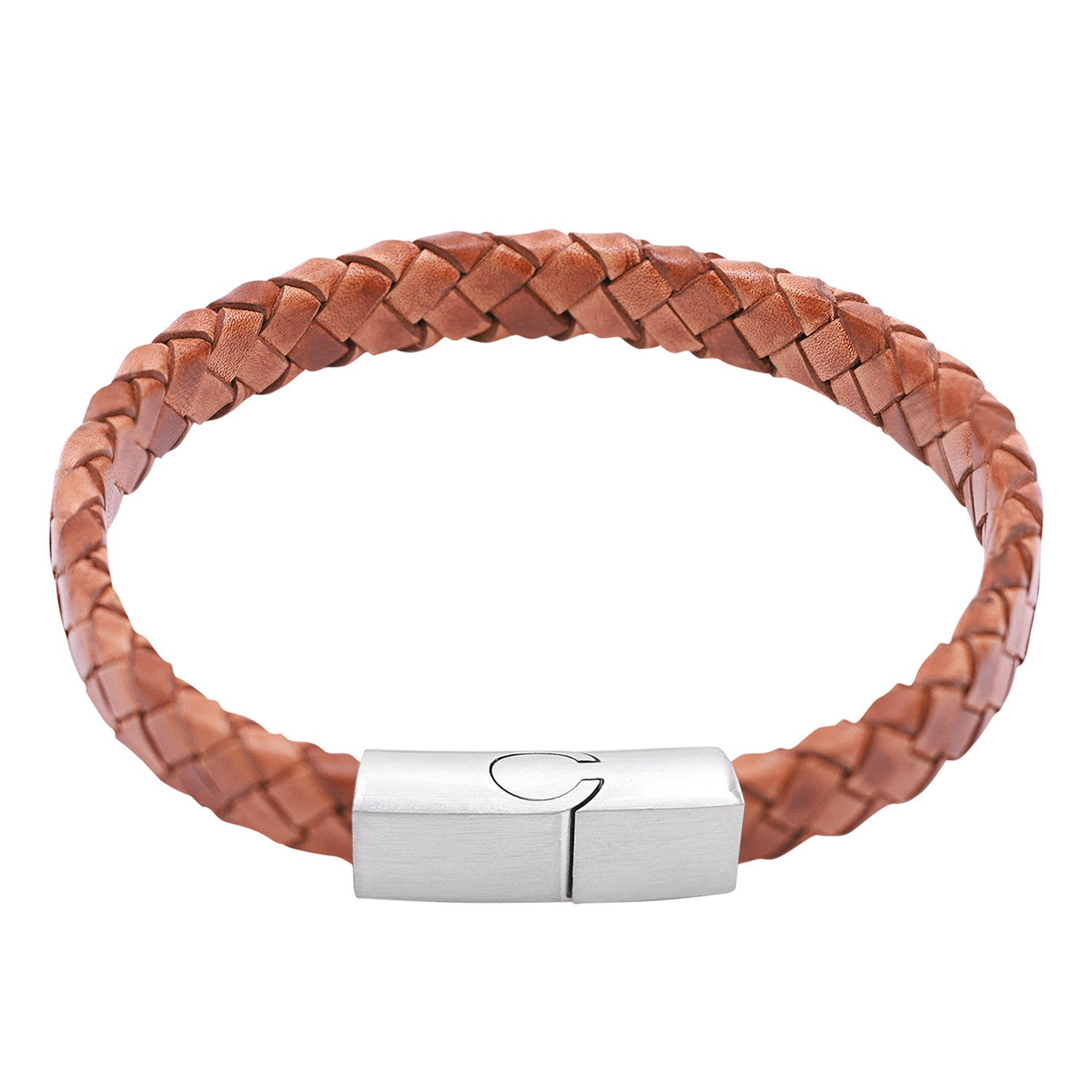 Heideman Bracelet en cuir Mika cognac