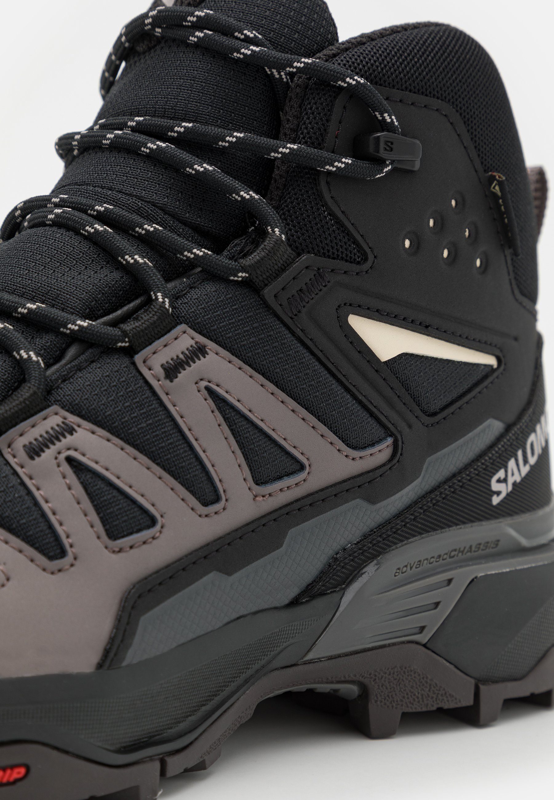Salomon X ULTRA 360 MID GORE TEX - Trekingové boty - black/grey blue/grey blue