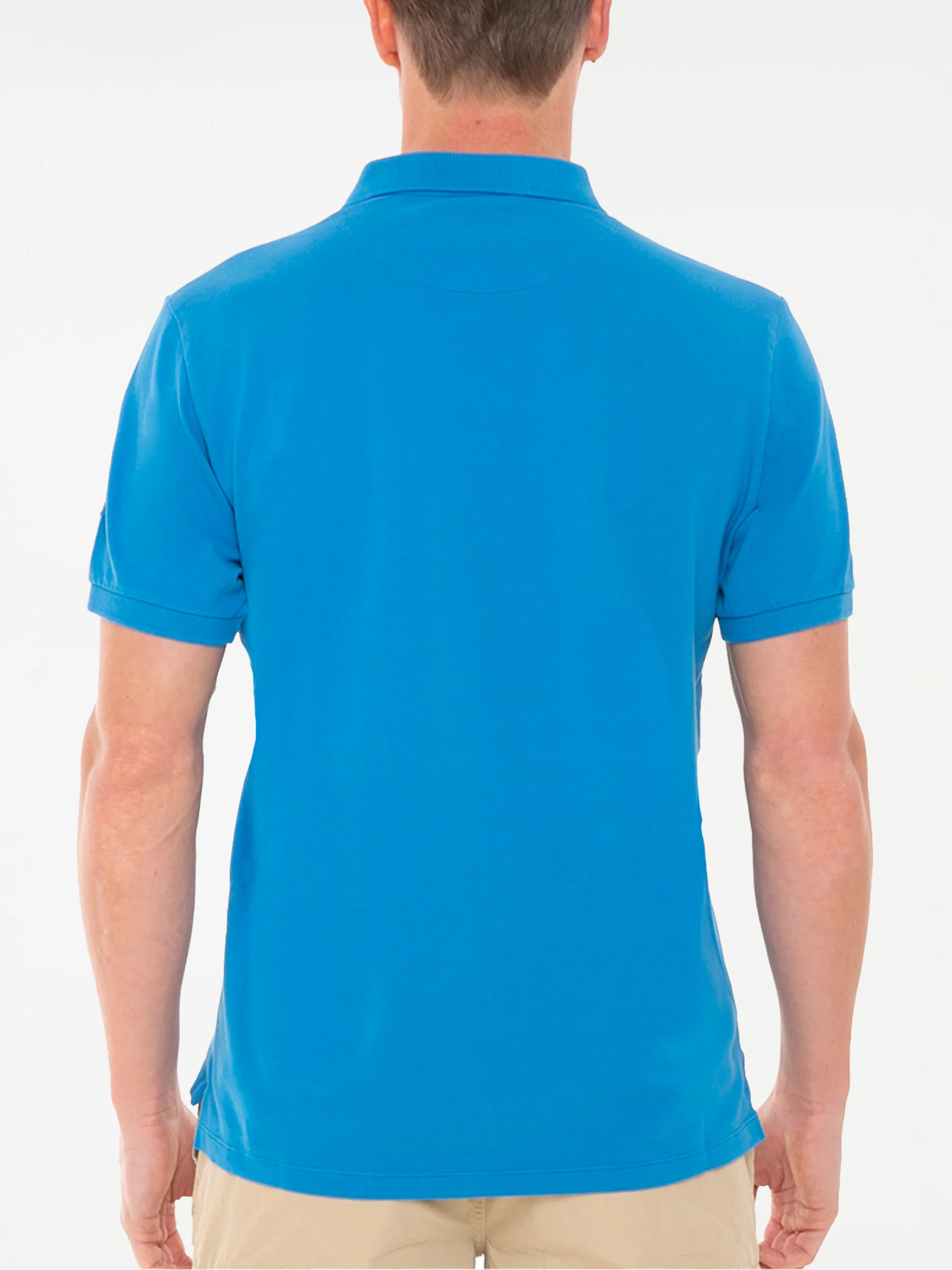 Stretch piqué poloshirt voor heren met Snoopy-patch | SNOOPY - SP EDITION