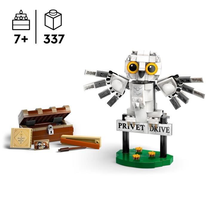 LEGO Harry Potter 76425 Edwiges na Rua dos Alfeneiros, nº 4, Brinquedo de Construção para Crianças