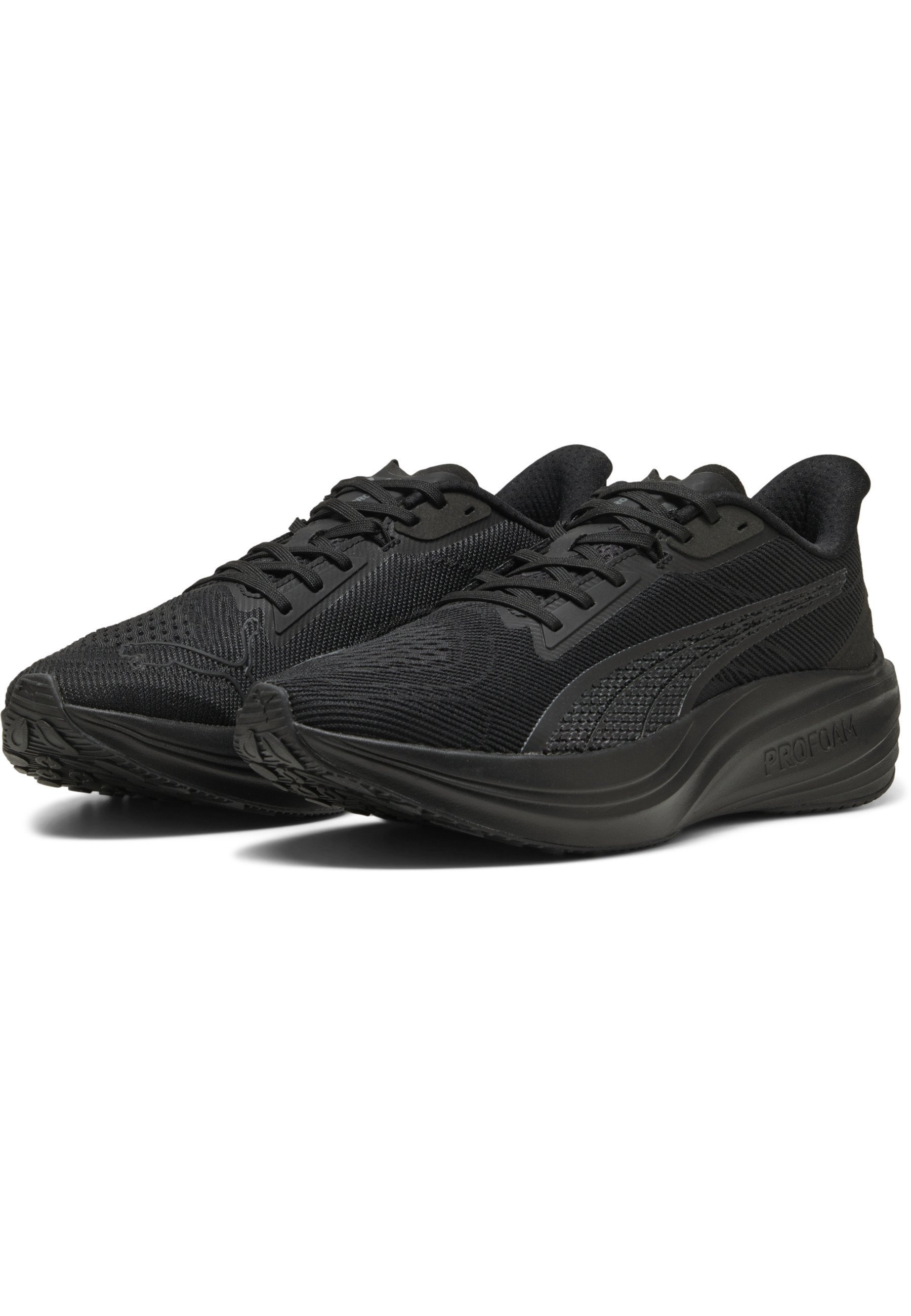 Puma DARTER PRO - Chaussures de running sur route - Noir, gris foncé