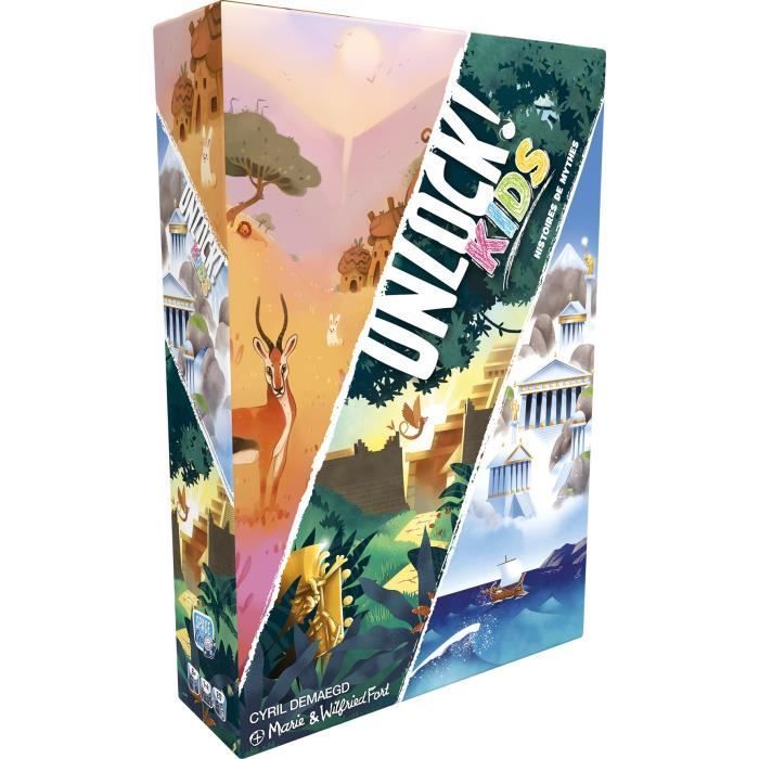 ¡Desbloquea! Mitos y Cuentos Infantiles | Asmodee - Juego de Escape - 3 historias, cada una con 2 aventuras - A partir de 6 años