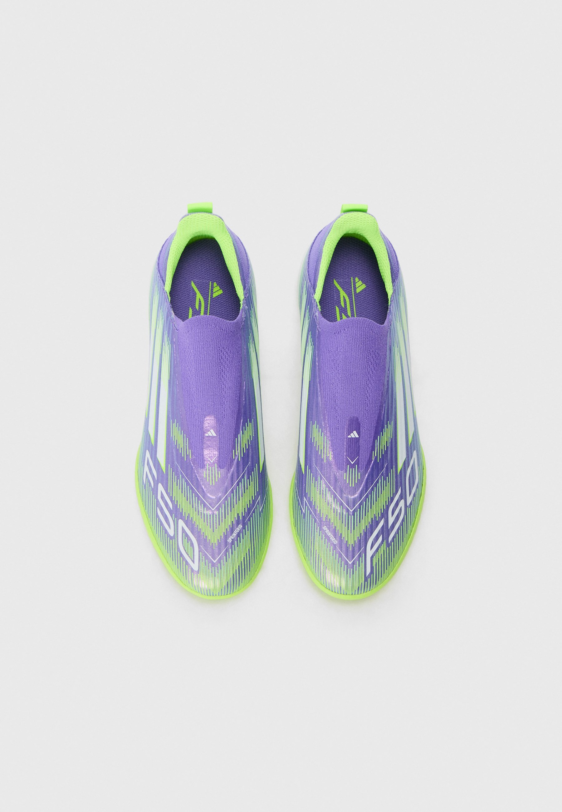 adidas Performance F50 LEAGUE UNISEX - Buty piłkarskie typu turf - fioletowy/biały/jasnozielony