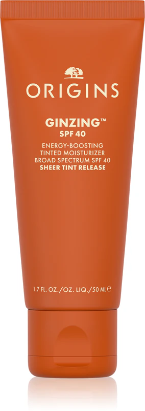 Origins GinZing™ Energy-Boosting tónovaný hydratačný revitalizačný denný krém SPF 40