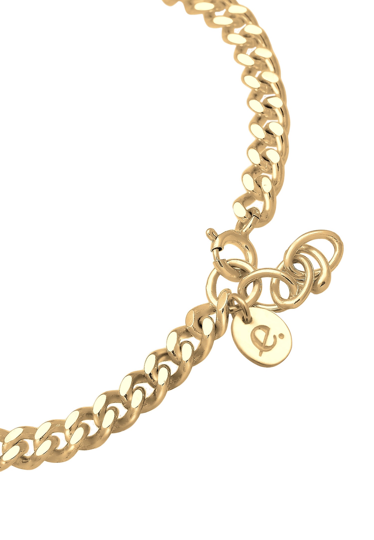 Elli PREMIUM Solide Base Bracelet Femme - (925/1000) Argent