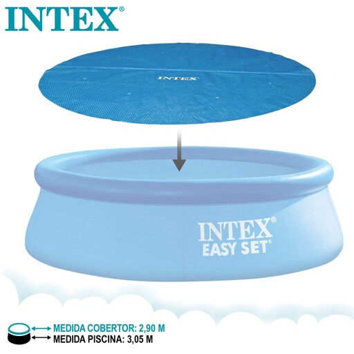 Cobertor Solar Intex Piscinas Easy Set/metal Frame 305 Cm