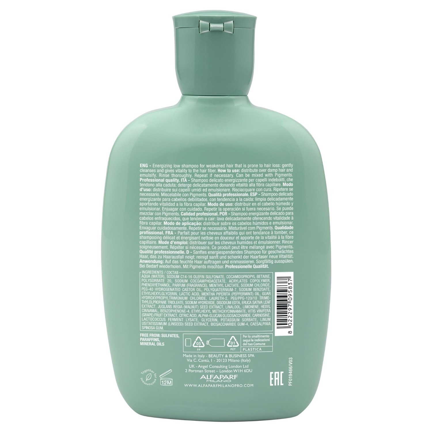 Semi di Lino Shampooing bas énergisant