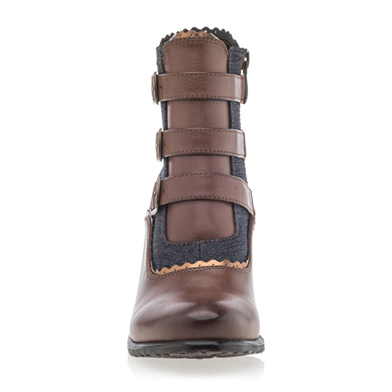 Braune Damenstiefel / Stiefeletten
