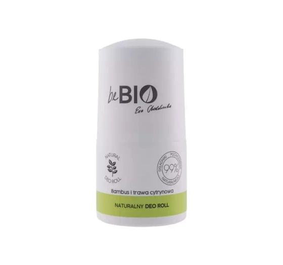 Bebio naturalny dezodorant roll-on Bambus i Trawa Cytrynowa 50 ml