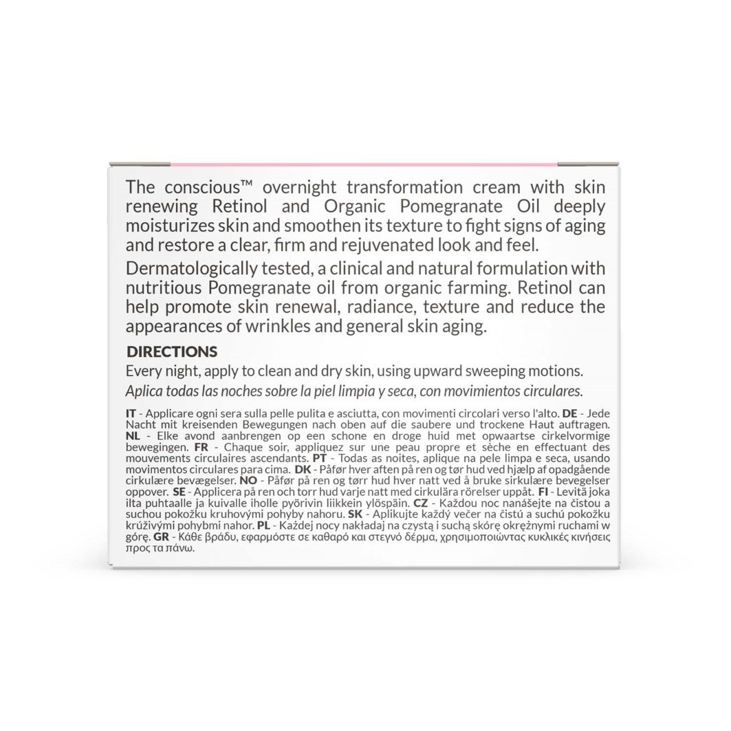 The conscious™ Natcreme Retinol Anti-rynke Natcreme - 50 ml