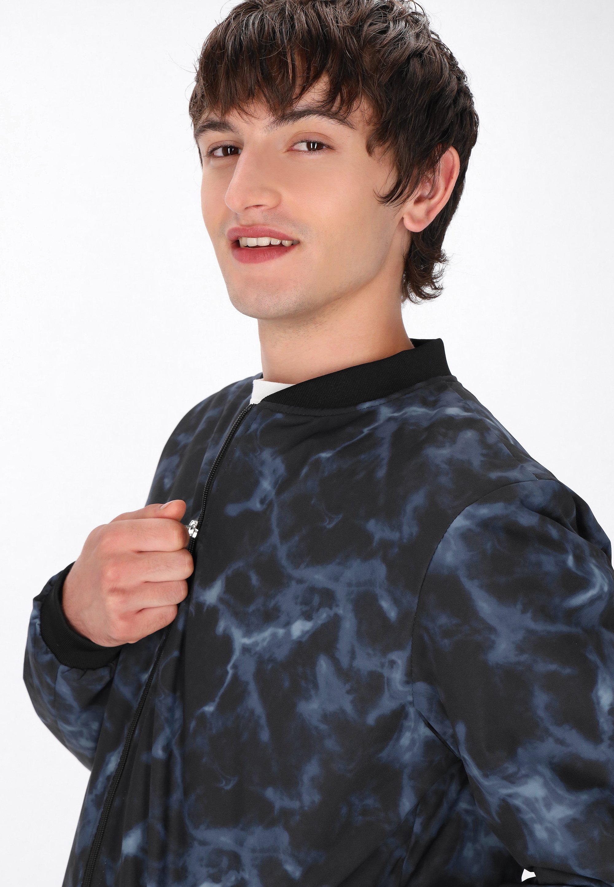 Giacca bomber Mo - nera multicolore