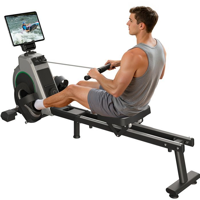 Magnetische roeimachine - QK-530 - 16 weerstandsniveaus - XL-zitting - Bluetooth - LCD-scherm