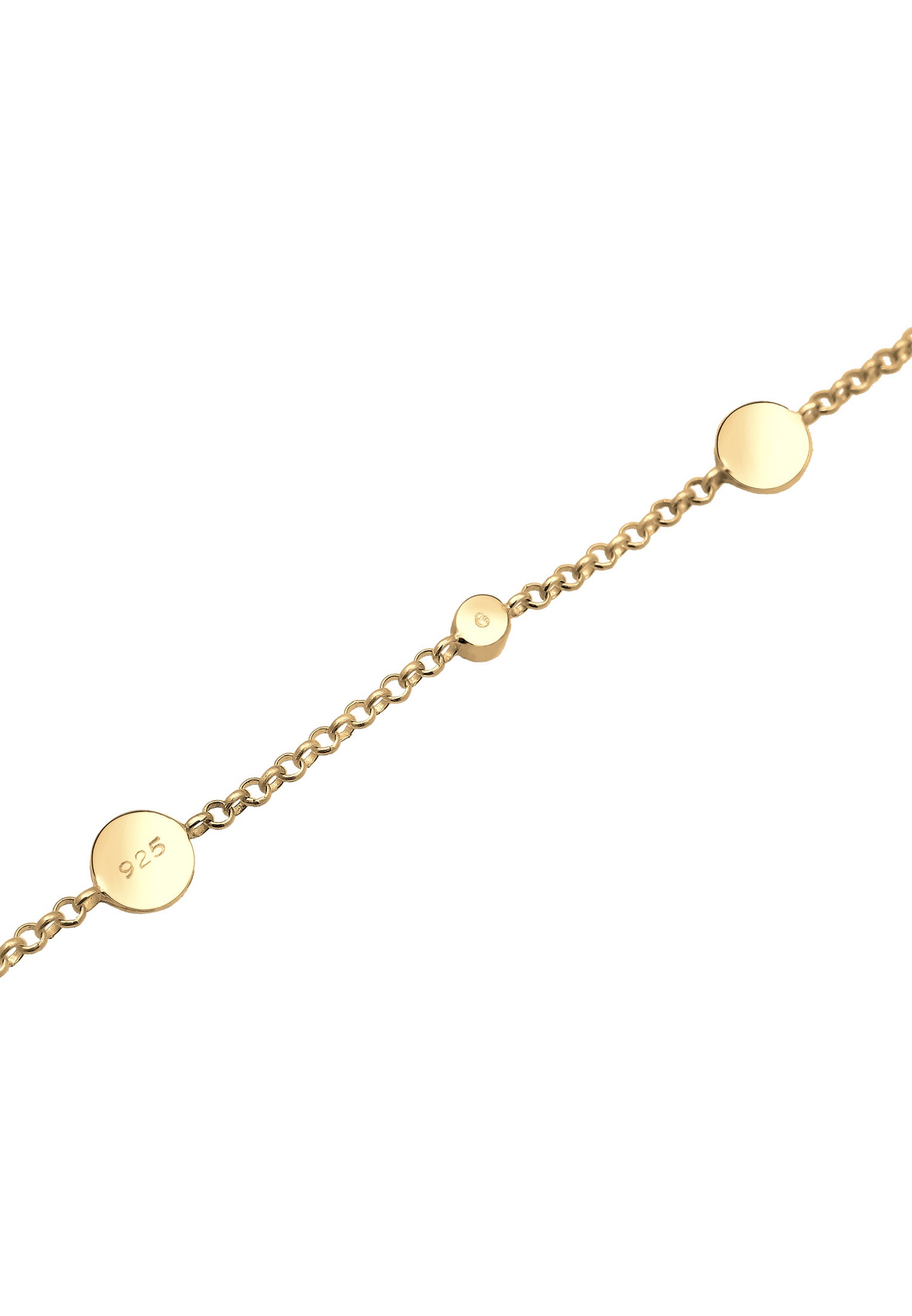 Elli Femmes avec plaquettes et cristaux en argent sterling 925