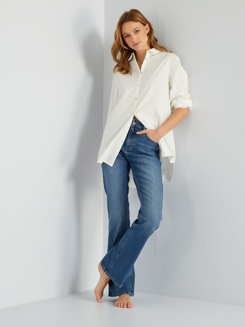 Pantalones acampanados - L30 - AZUL