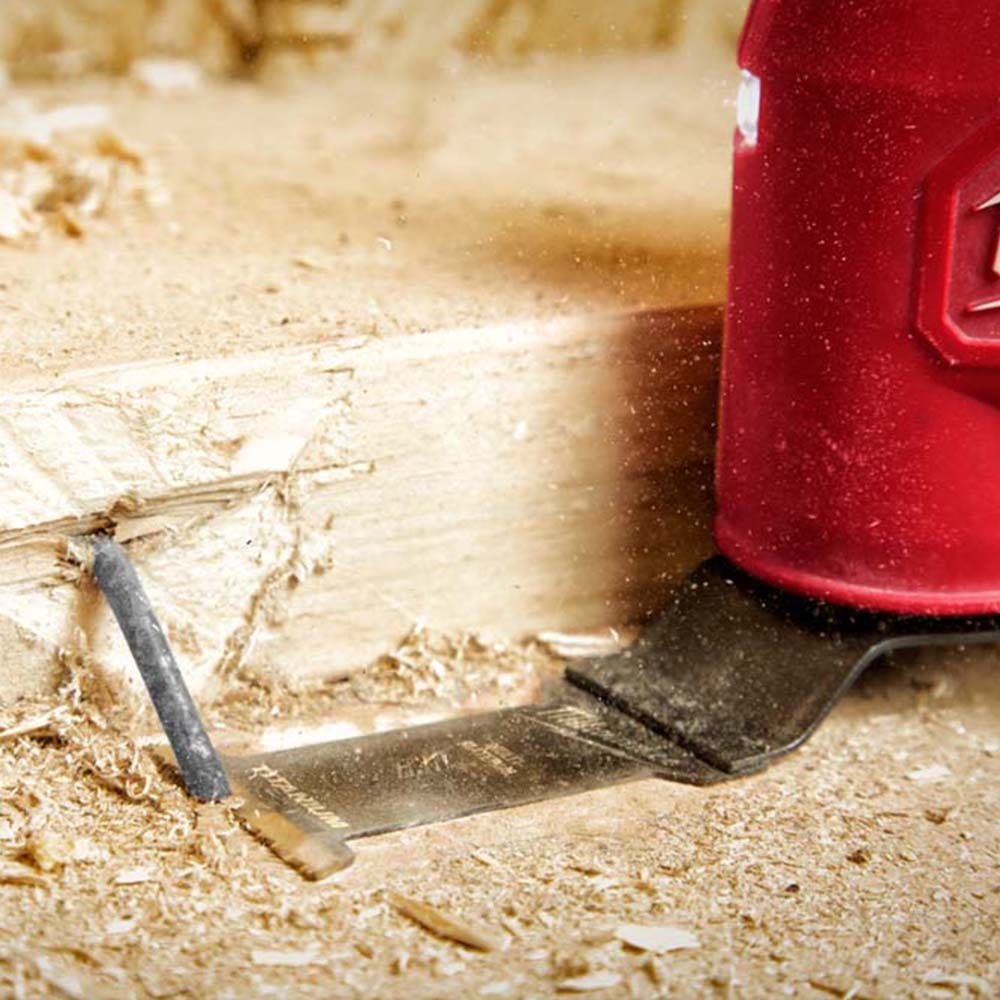 Lâmina Milwaukee de 3 peças, 35 mm, OPEN-LOK, bimetálica e multimaterial com reforço de titânio, 49251233