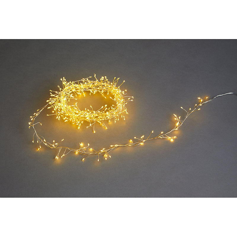 Hem Ljusslinga 480 LED Varmvit, Pärlvit