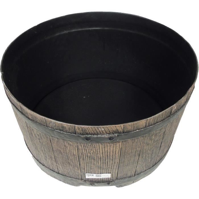Regenfass - NATURE - Fass - 30,5 x 58 cm - Braun - 120 l